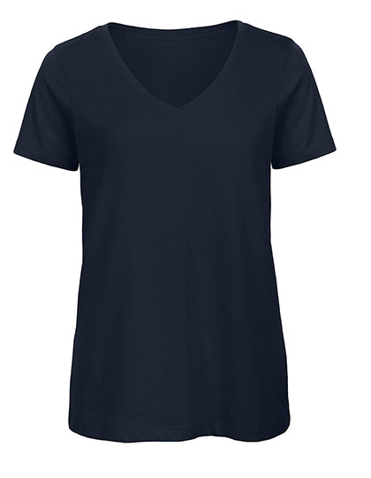 MD04 - SALT / PEPPER - T-shirt Dames V-hals