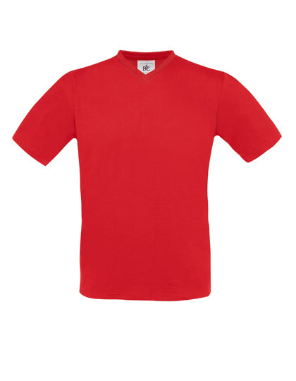 MD06 - SALT / PEPPER - T-shirt Heren V-hals