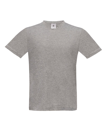 MD06 - SALT / PEPPER - T-shirt Heren V-hals