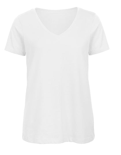 MD04 - SALT / PEPPER - T-shirt Dames V-hals