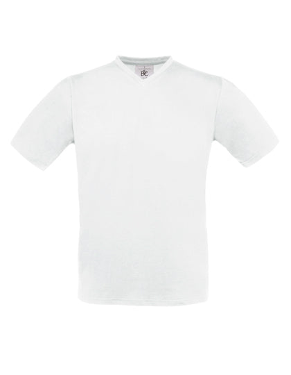 MD06 - SALT / PEPPER - T-shirt Heren V-hals